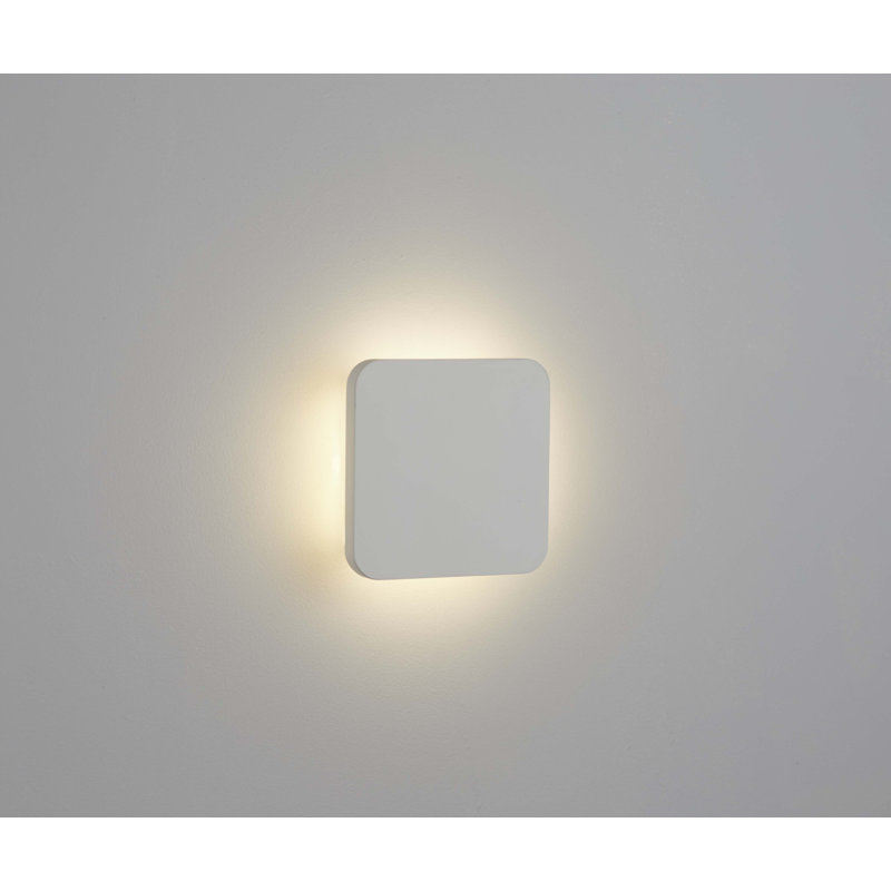 Bain Plaster LED Flush Mounted Sconce