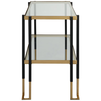 Table de bout avec rangement Nouvelle Glass