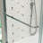 Sliding Bypass Shower Door - Chromed, 50 54" X 70", 1/4" Tempered Glass, Easy Clean, Leakage Handle, Collision System-121166479