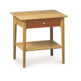 Sarah 1 - Drawer Solid Wood Nightstand