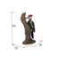 Pileated Woodpecker on A Tree Trunk Garden Statue