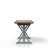 X Based Counter Height Casual Dining Table