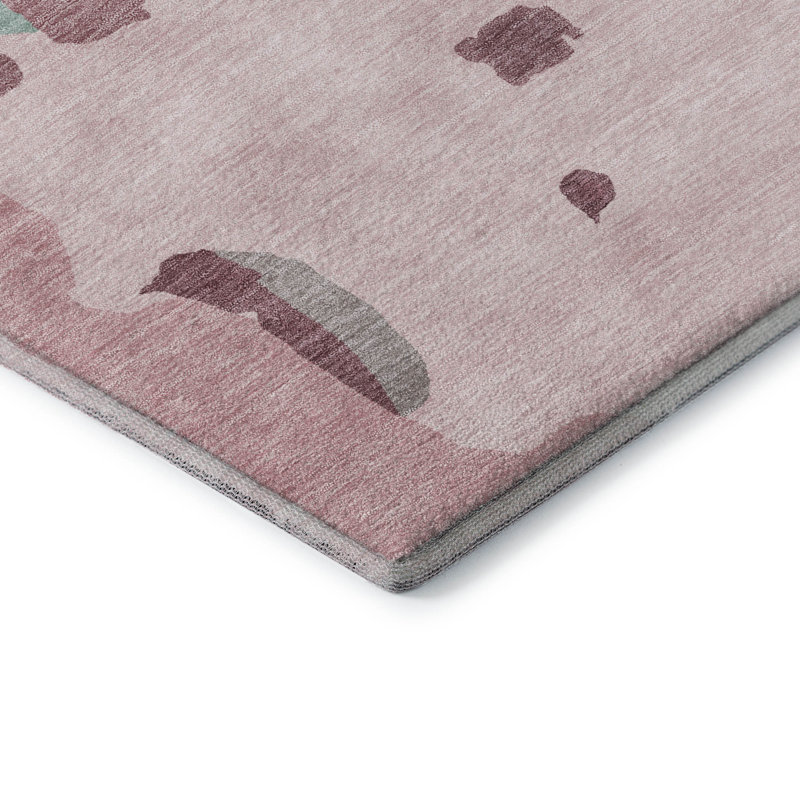 Premium Machine Washable Birchview AMF1028 Abstract Rug, Rectangle 8' x 10'