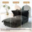 Upholstered Armchair with Footstool-1127813420