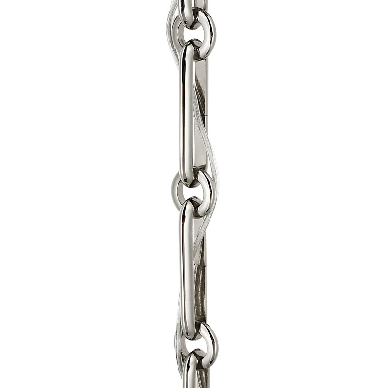 Aerin 1 - Light Pendant, 15.5" H x 13" W x 13" D, Polished Nickel