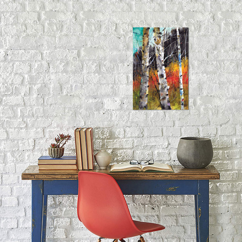 Trees On Fire by Dean Crouser - Wrapped Canvas Print, 66.04 cm H x 45.72 cm W x 1.91 cm D