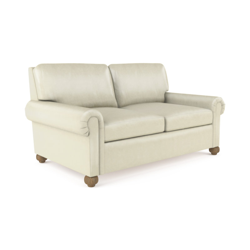Leroy Loveseat, 36" H x 60" W x 43" D, Graphite Velvet 
