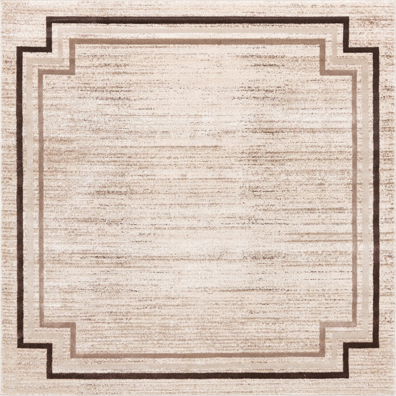 Alfano Geometric Indoor Rug, Square 7'