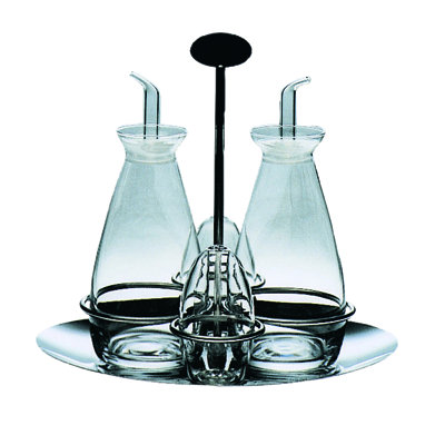 Due Stainless Steel Oil and Vinegar Set