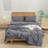 BESTOUCH Sheet Set 100% Washed Cotton Linen Feel Lightweight-115162030-115162037