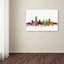 Art mural sur toile tendue - "Oklahoma City Skyline" par Michael Tompsett pour décoration de salon, de chambre à coucher ou de bureau - 30 x 47-15822872