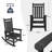 Wolak HDPE Rocking Adirondack Chair-1630254670