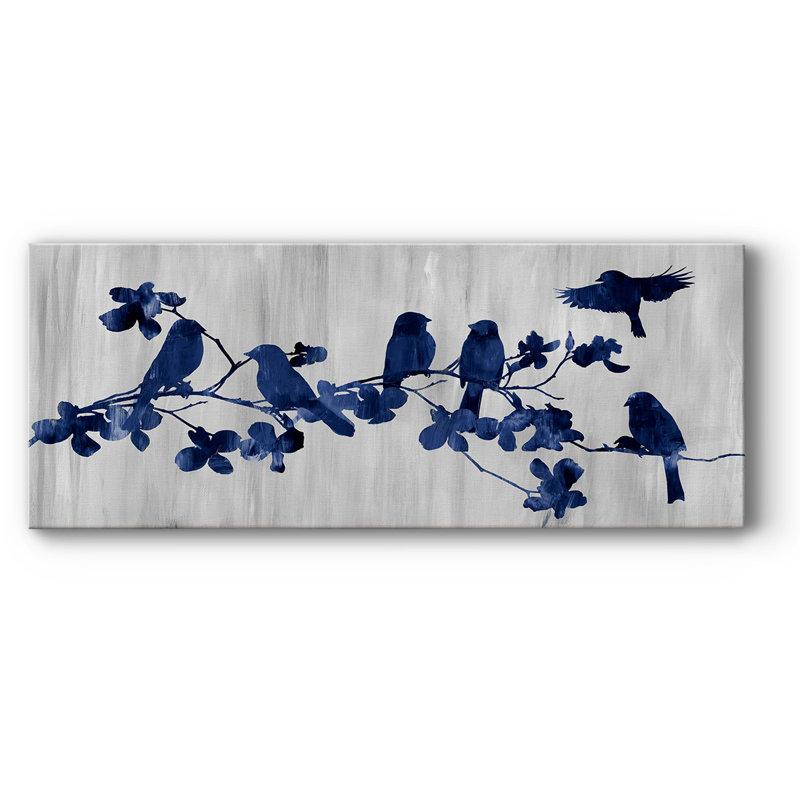" Indigo Hangout ", 20" H x 50" W x 1.5" D