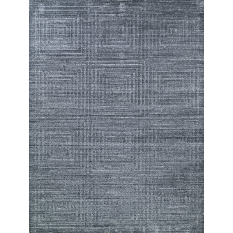 Castelli Geometric Area Rug in Charcoal