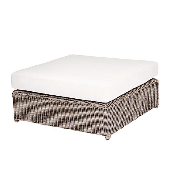 Sag Harbor Outdoor Ottoman, Sag Harbor Driftwood, Perigold Arigato Morning Glory