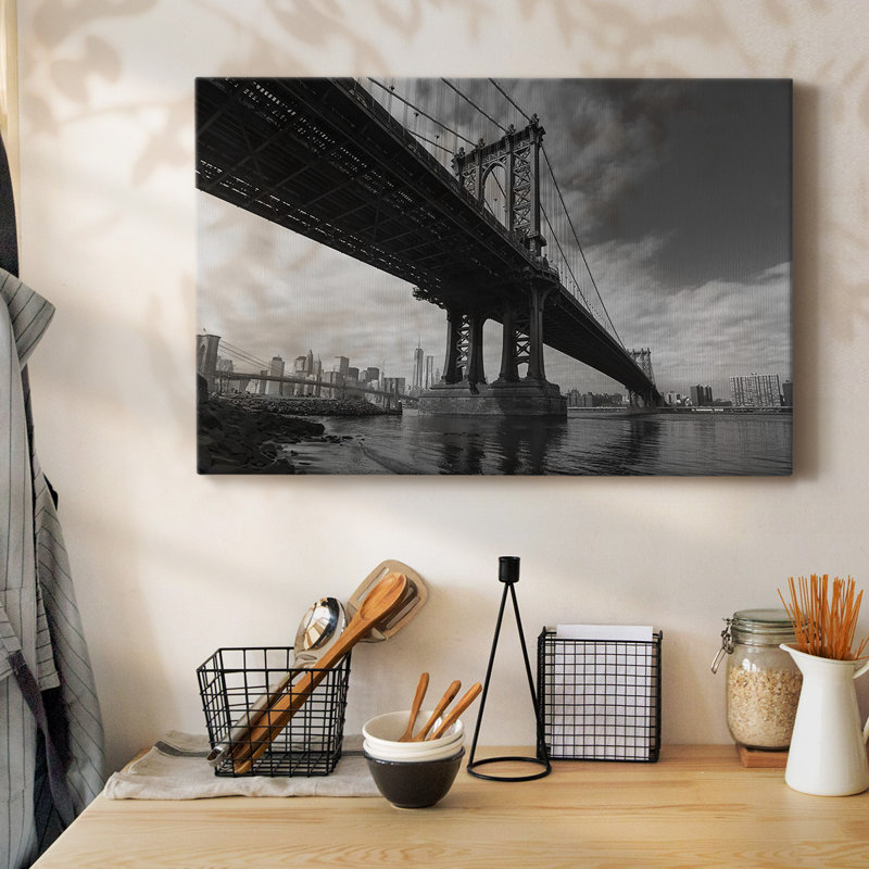 «Manhattan Bridge-Gallery», toile tendue, H 8 po x l 12 po