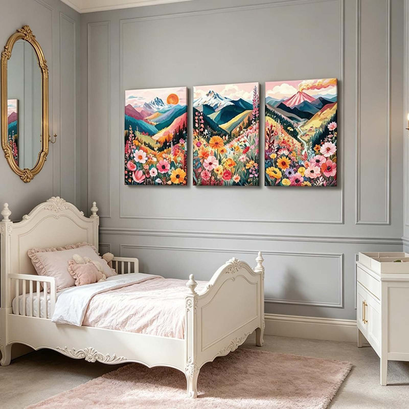 3 Piece Wrapped Canvas Wall Art