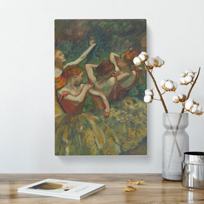 Four Ballet Ballerina Dancers Vol.2 by Edgar Degas - Wrapped Canvas