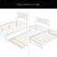 Lit plateforme double avec lit gigogne réglable-1813806225