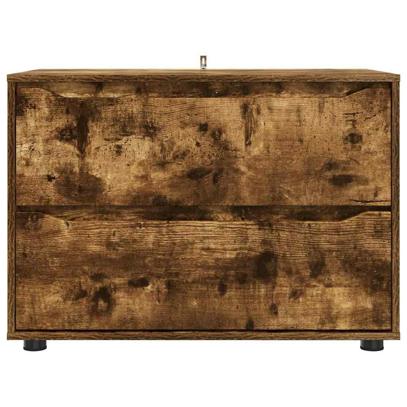 80cm W Chest of Drawers, Smoked Oak