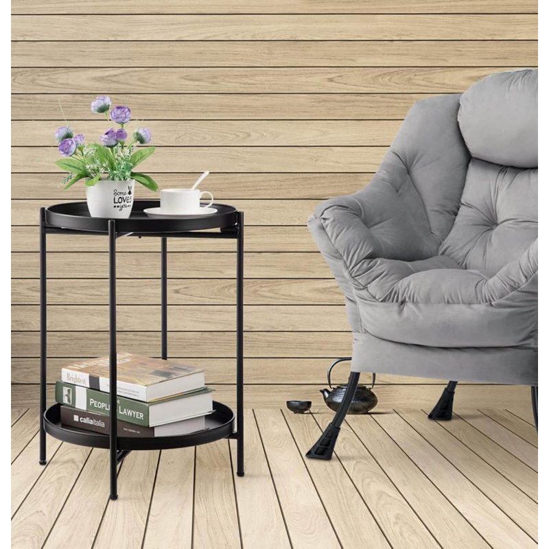 End Table, Black, Black