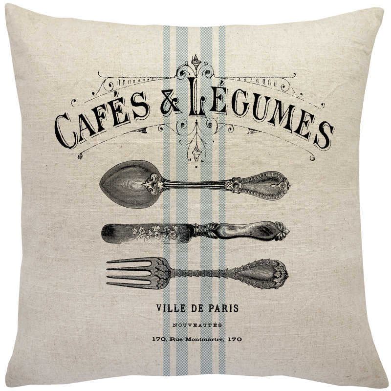 Linen Reversible Throw Pillow