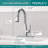 Xander Pull Down Sprayer Kitchen Sink Faucet, Single Handle Kitchen Faucet-27474944