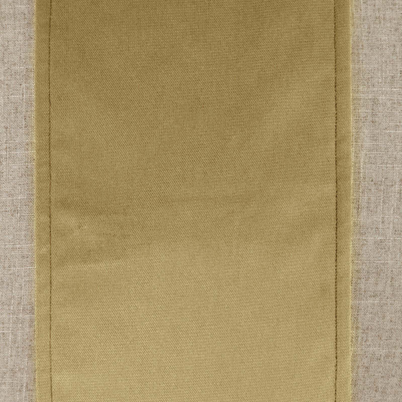 Jefferson Band Throw Pillow, Maize, Square 24"