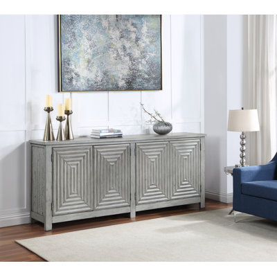 Crédence de rangement l 86 po Bralan
