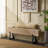 Vonette Steel Leg Bench-257538291