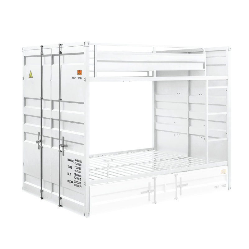Jurida Kids Bunk Bed, Full, White