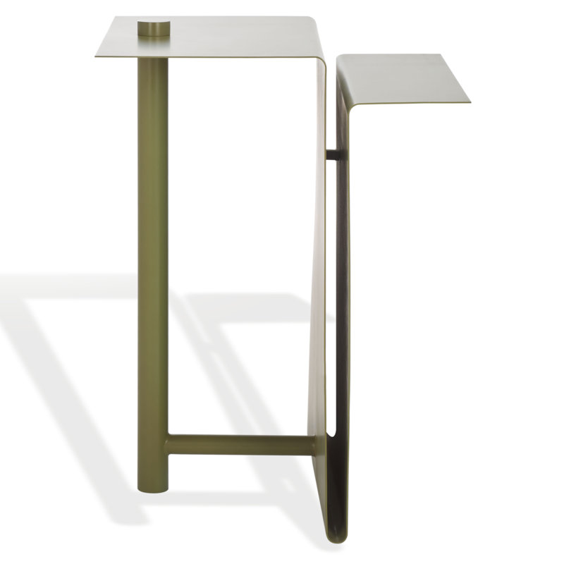 Aldwyn Metal Accent Table, Olive