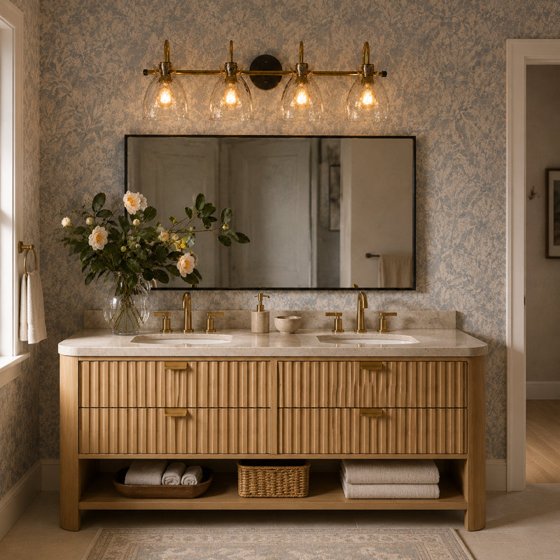 Almine 4-Light Dimmable Vanity Light