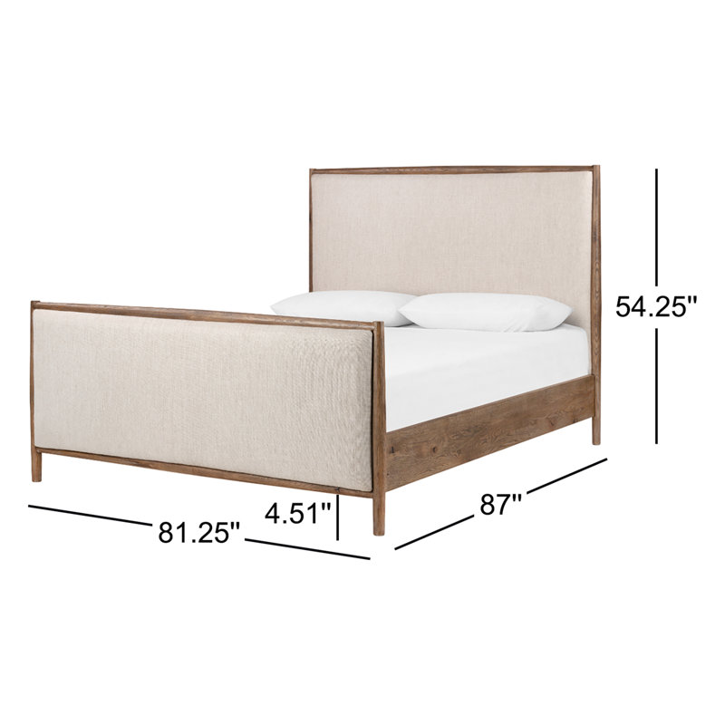 Glenview Upholstered Bed, Essence Natural, King