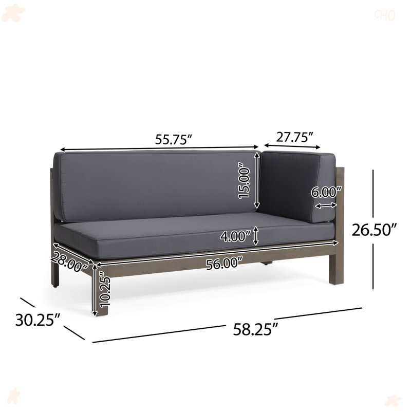 X-Back Left -Right Corner Bench Set