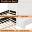 Modern Minimalist Upholstered Platform Bed Reliable support-1303610410