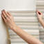 Papier peint adhésif zigzag blanc-111721624