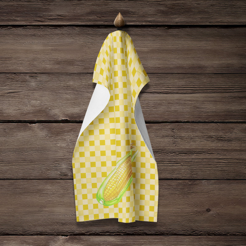 Chiffons de maïs sur basketweave