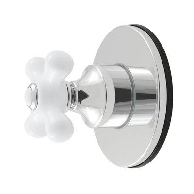 Kingston Brass Restoration Single-Handle Wall Mount Six-Way Diverter Valve with Trim Kit