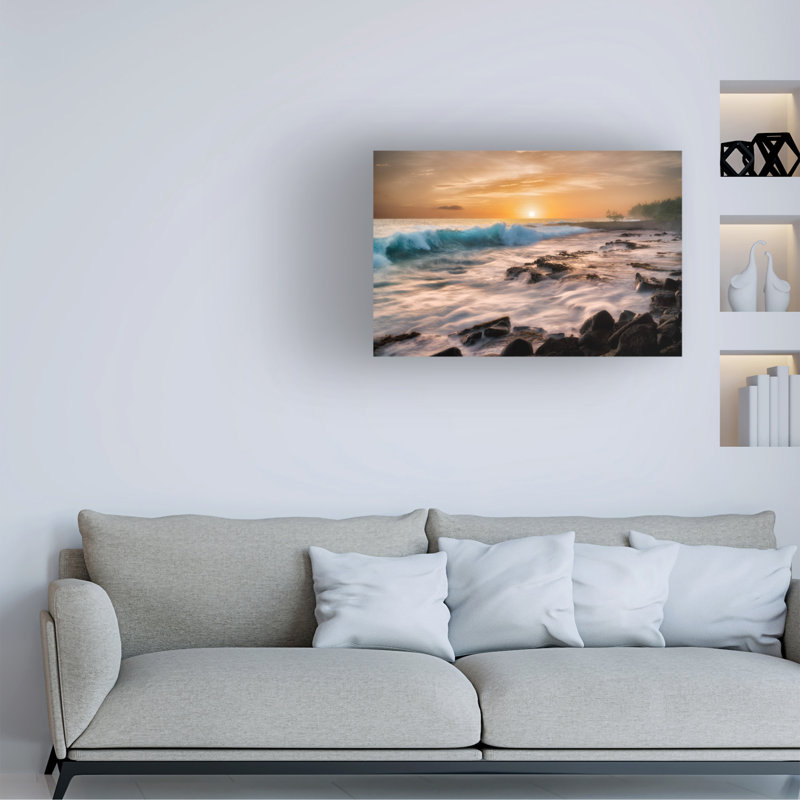 «Waves 3» par Dennis Frates, H 16 po x l 24 po x P 2 po