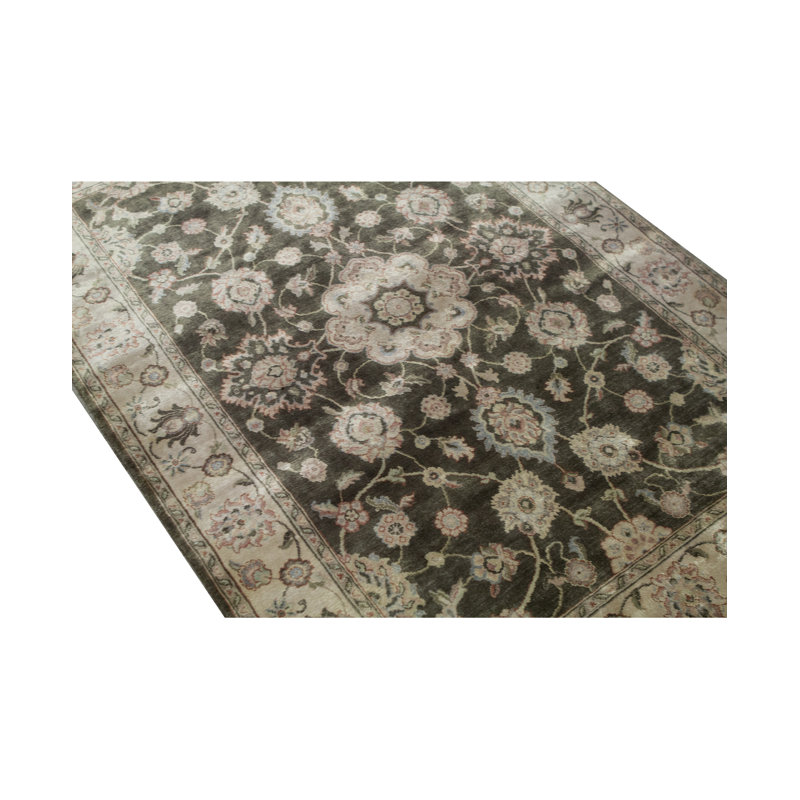Oriental Area Rug in Brown/Cream