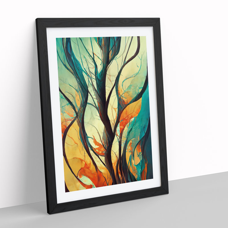Tree - Framed Print, Black Framed, 64cm H x 46cm W x 2cm D