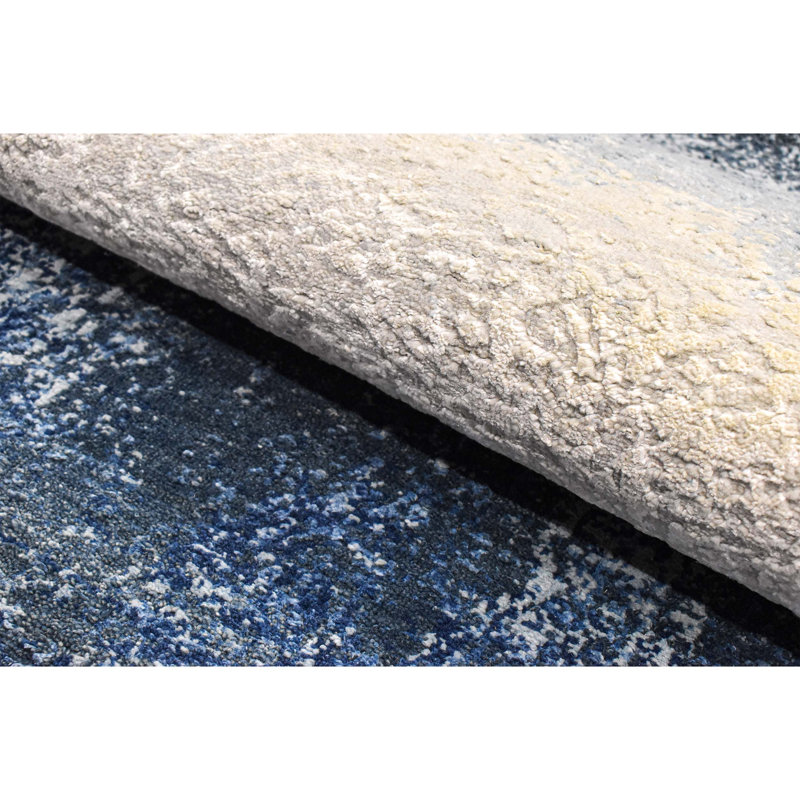 Abstract Area Rug, Round 6'