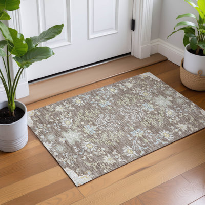 Tapis intérieur / extérieur lavable à la machine Chantille ACN2676 Global