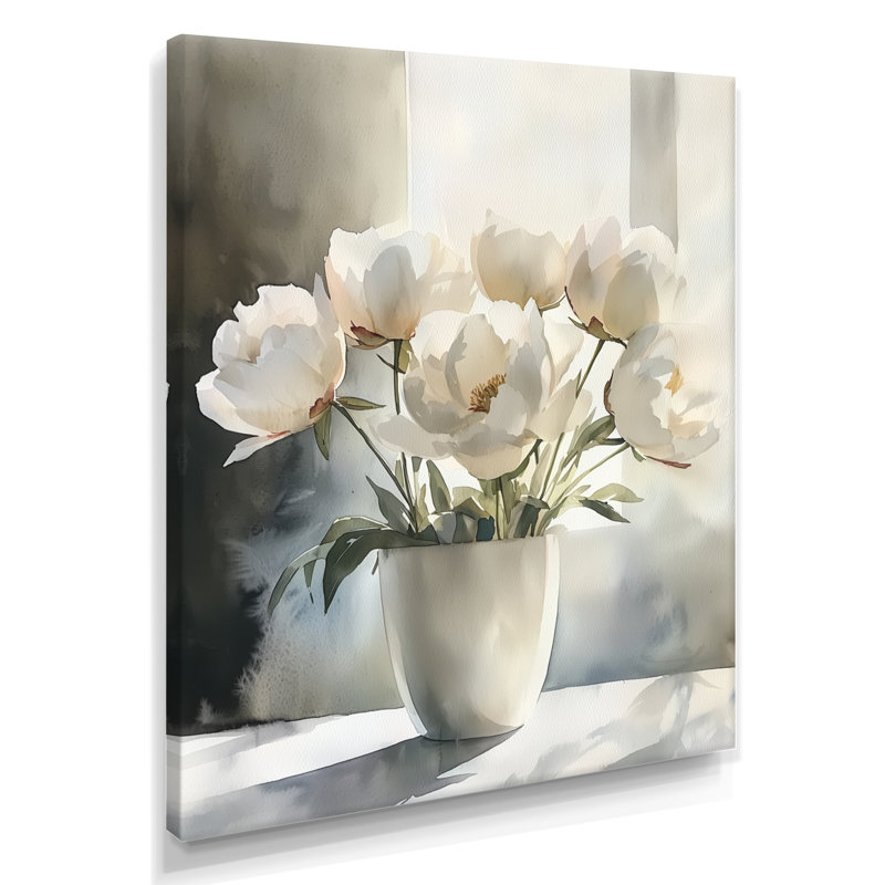 Blaisdell - Art mural floral, H 40 po x l 30 po, Toile tendue, Ne s’applique pas