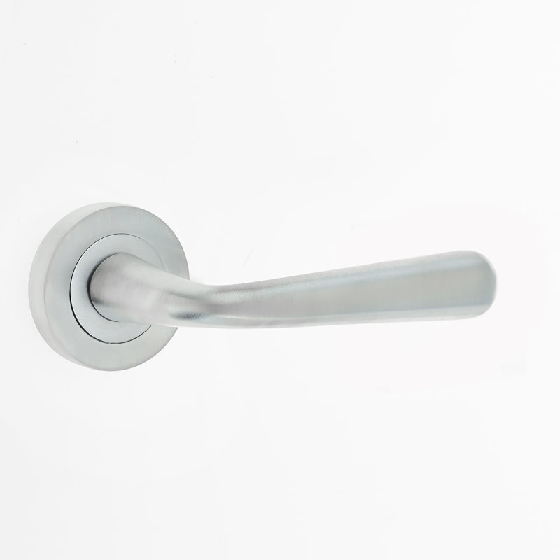 Laguna Passage Door Handle, Satin Chrome