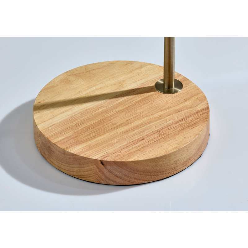 Lampe sur pied Keanu, Laiton antique