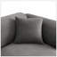 Canapé 4 places avec coussins de siège en éponge pure et repose-pieds détachable, comprenant 3 coussins décoratifs. Idéal pour les salons, les appartements et plus encore.-118043333