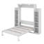 Lit escamotable double avec tablettes et DEL