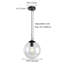 Luminaire à pédale simple en verre 1 lumière 10 po 1 lumière